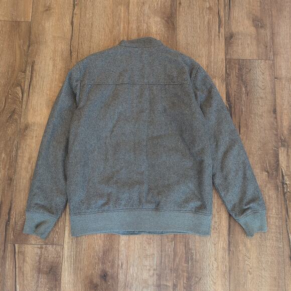 Oneill Men's Medium Zip Jacket Shacket Skater Winter Surf Heavy Wool Blend - Picture 6 of 8